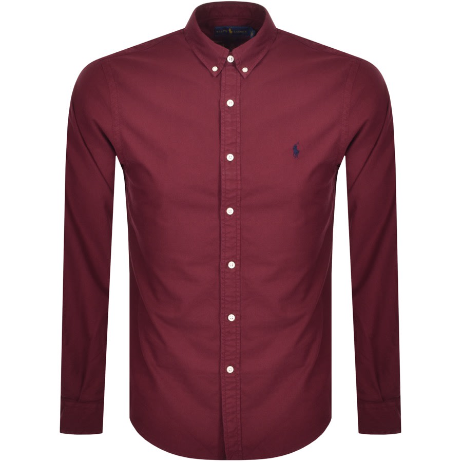 Alternative Image for ProductRalph Lauren Oxford Long Sleeved Shirt Red1